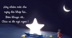 Các câu thơ chúc ngủ ngon hay