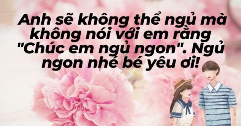Thơ chúc người yêu ngủ ngon lãng mạn